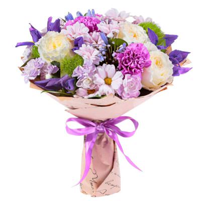 Букет натуральных цветов «Ароматное чудо»