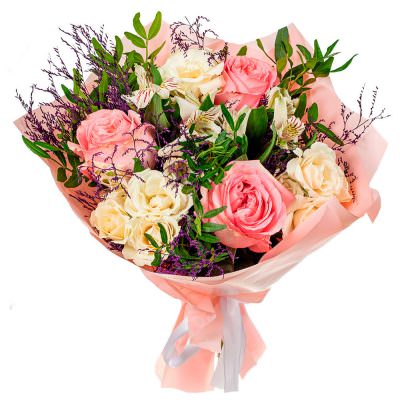 Праздничный букет из цветов «Радужное вдохновение»