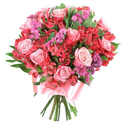 Авторский букет живых цветов «Рассветная мелодия»