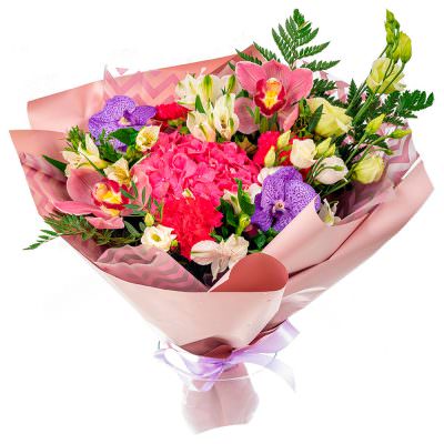 Дизайнерский букет «Утренний блеск»