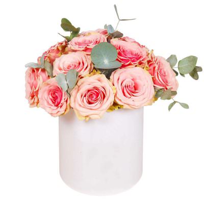 Коробка с розами «Блеск Весны»