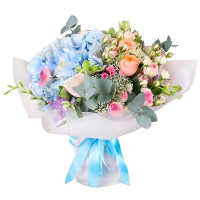 Авторский букет «Небесное вдохновение»