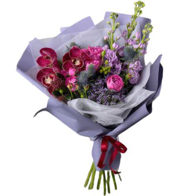 Премиальный букет цветов «Элегантность природы»