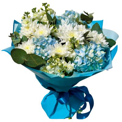 Красивый букет ручной работы «Морская свежесть»