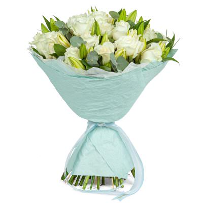 Букет цветов «Рассветный бриз»