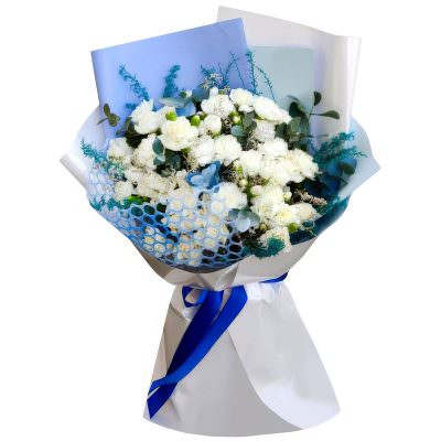Подарочный букет цветов «Снежная элегантность»