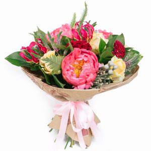 Сезонный букет «Светлый вечер»