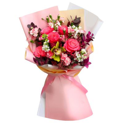 Дизайнерский букет цветов «Солнечное утро»