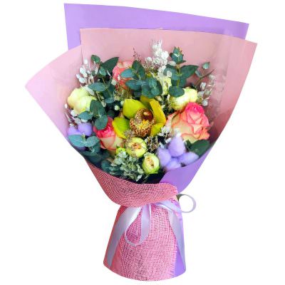Красивый букет «Цветочная мелодия»