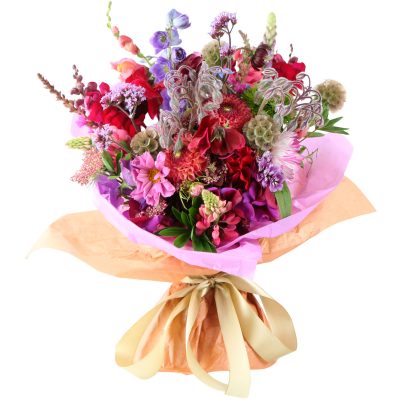 Подарочный букет из цветов «Розовый вечер»